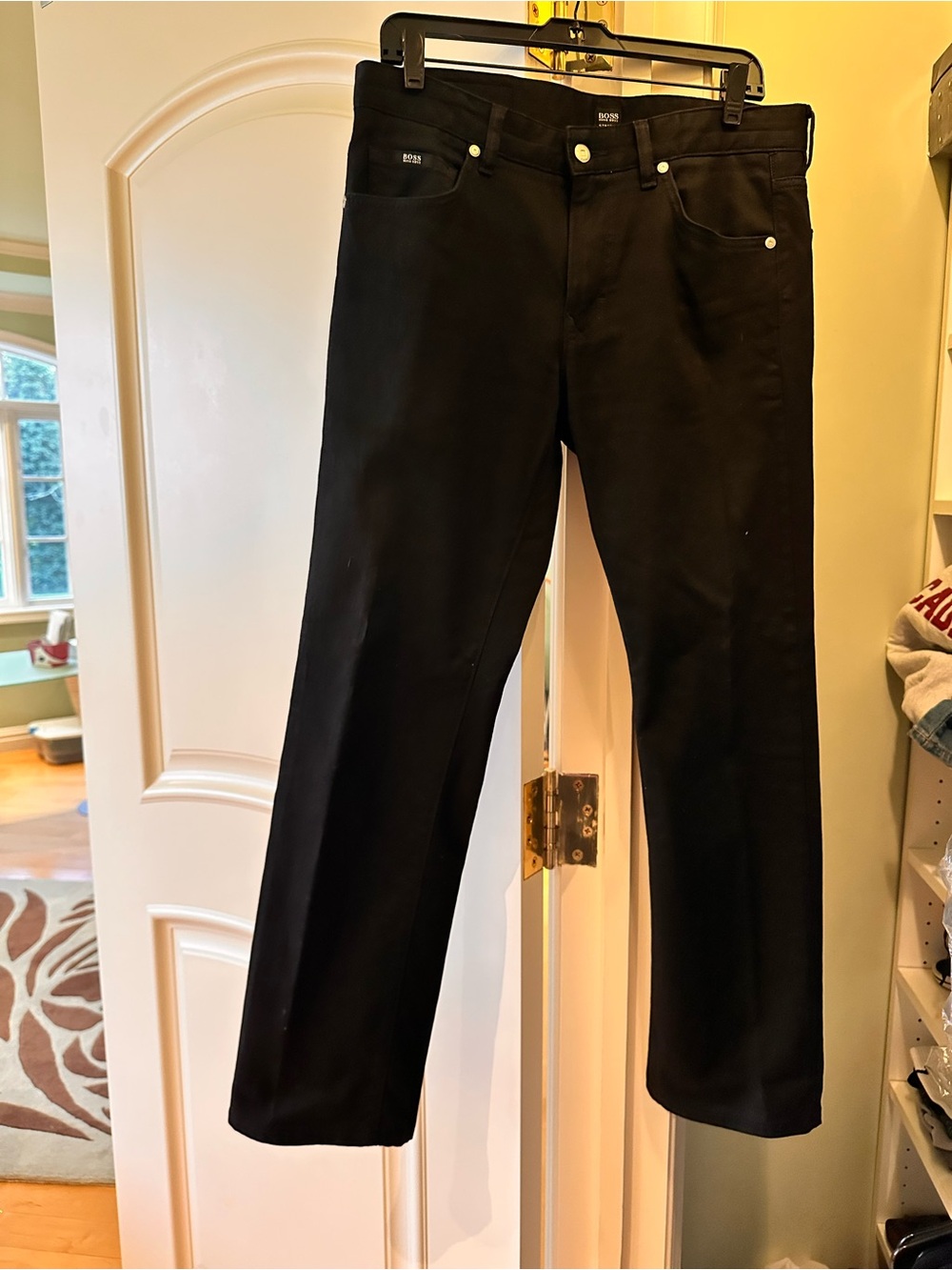 Hugo Boss Men’s Black Stretch Jeans 33x32 Slim Fit Designer